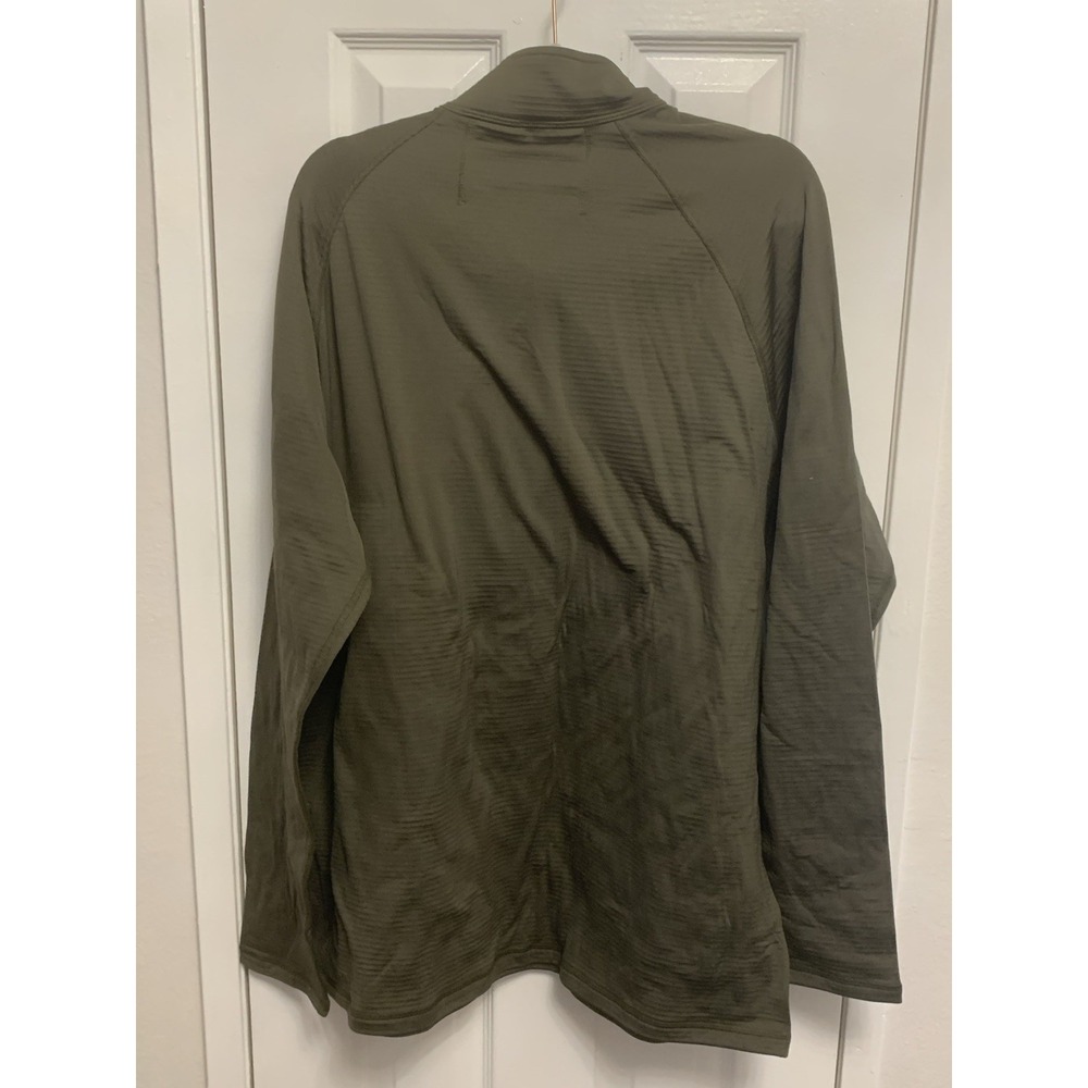 NWT 5.11 Tactical Stratos 1/4 Zip Pullover Waffle Grid Green Sweater 2XL - Picture 2 of 9